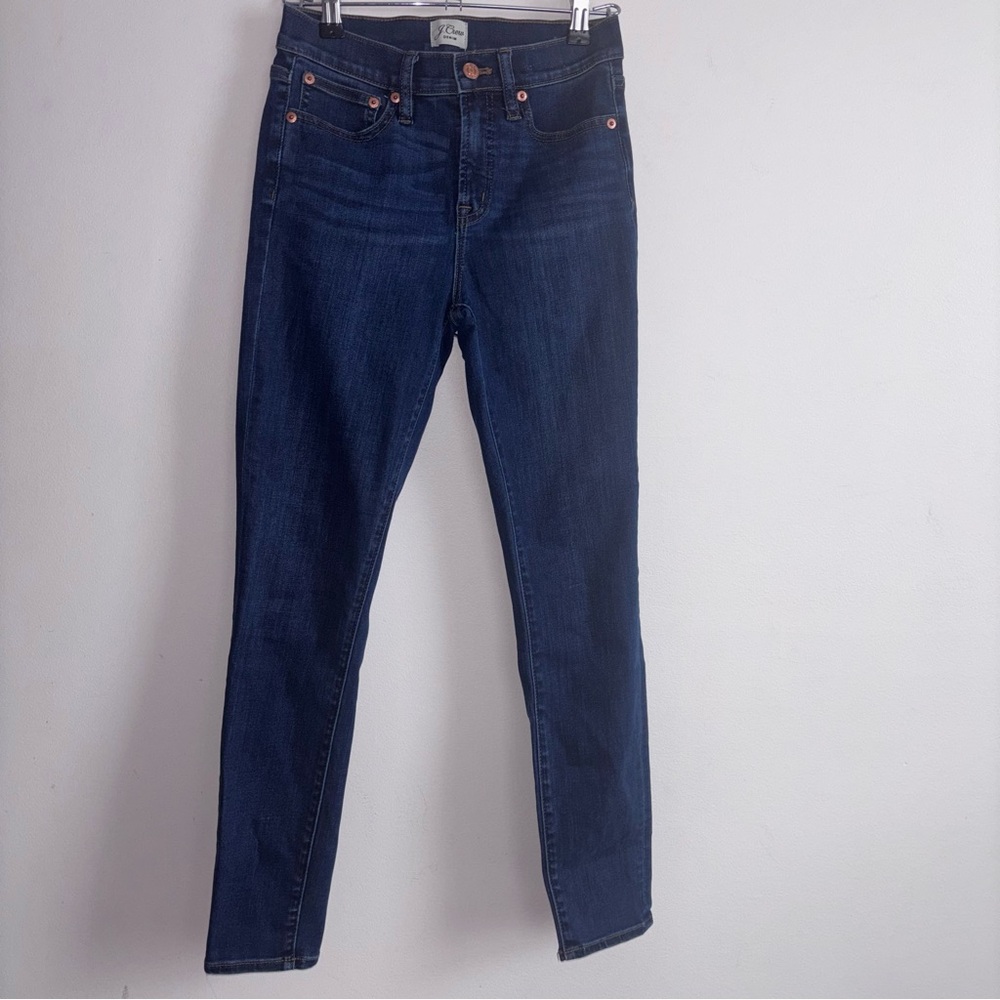 J. Crew High Rise Dark Blue Jeans